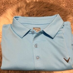 Callaway Light Blue Men's Polo Shirt